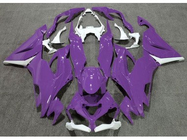 19-23 Violet Brillant & Blanc ZX6R Carénage Moto