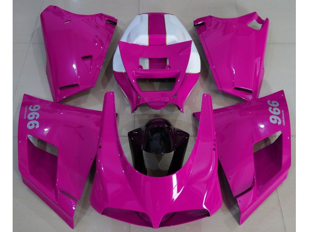 93-05 Rose Brillant Ducati 996 748 916 998 Carénage Moto 93-05 Rose Brillant Ducati 996 748 916 998 Carénage Moto