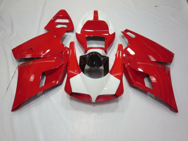 93-05 Rouge & Blanc Ducati 996 748 916 998 Carénage Moto 93-05 Rouge & Blanc Ducati 996 748 916 998 Carénage Moto