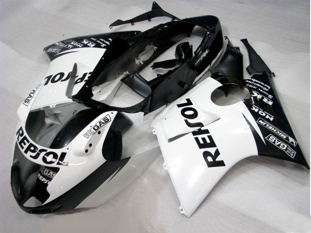 96-07 Noir Blanc Repsol CBR1100XX Carénage Moto 96-07 Noir Blanc Repsol CBR1100XX Carénage Moto