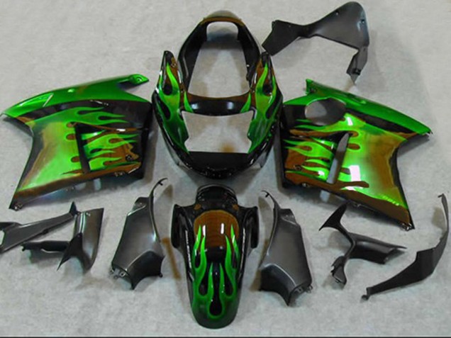 96-07 Vert Flamme CBR1100XX Carénage Moto 96-07 Vert Flamme CBR1100XX Carénage Moto