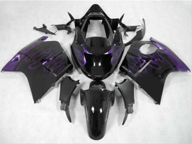 96-07 Violet Foncé Flamme CBR1100XX Carénage Moto 96-07 Violet Foncé Flamme CBR1100XX Carénage Moto