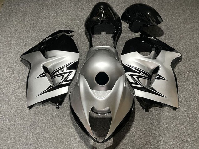 97-07 Argent & Noir GSXR 1300 Carénage Moto 97-07 Argent & Noir GSXR 1300 Carénage Moto
