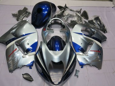 97-07 Bleu & Argent GSXR 1300 Carénage Moto