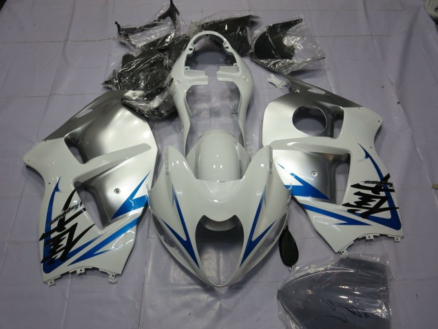 97-07 Bleu Blanc & Argent GSXR 1300 Carénage Moto 97-07 Bleu Blanc & Argent GSXR 1300 Carénage Moto