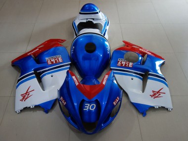 97-07 Bleu Océan & Logos GSXR 1300 Carénage Moto