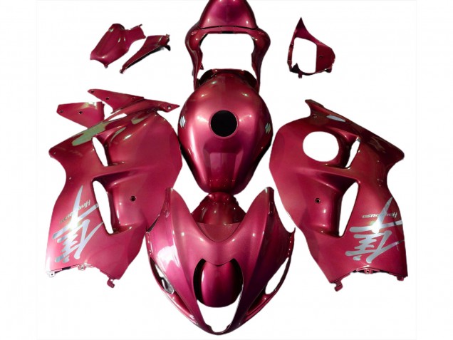 97-07 Logo Rouge Brillant & Argent GSXR 1300 Carénage Moto 97-07 Logo Rouge Brillant & Argent GSXR 1300 Carénage Moto