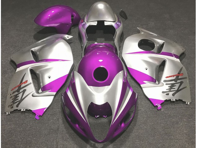 97-07 Rose Brillant & Argent GSXR 1300 Carénage Moto 97-07 Rose Brillant & Argent GSXR 1300 Carénage Moto