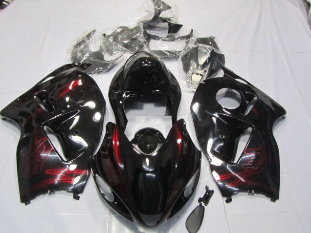 97-07 Rouge Brillant Profond GSXR 1300 Carénage Moto 97-07 Rouge Brillant Profond GSXR 1300 Carénage Moto