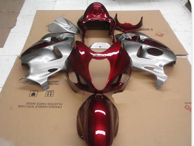 97-07 Rouge D Argent GSXR 1300 Carénage Moto 97-07 Rouge D Argent GSXR 1300 Carénage Moto