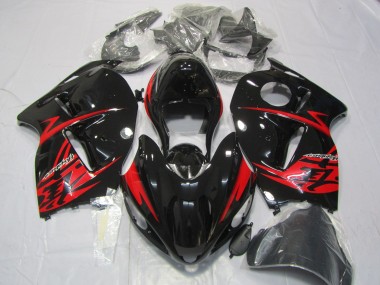 97-07 Rouge & Noir Brillant GSXR 1300 Carénage Moto