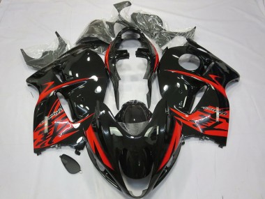 97-07 Rouge & Noir GSXR 1300 Carénage Moto