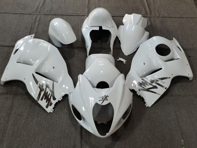 97-07 Style Blanc Brillant OEM Avec Décalcomanies Argentées GSXR 1300 Carénage Moto 97-07 Style Blanc Brillant OEM Avec Décalcomanies Argentées GSXR 1300 Carénage Moto