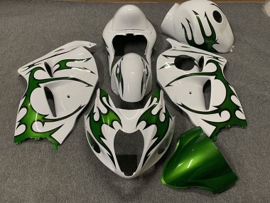 97-07 Vert & Blanc GSXR 1300 Carénage Moto