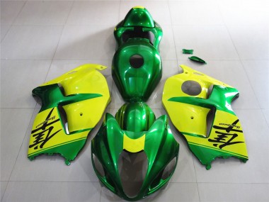 97-07 Vert & Jaune GSXR 1300 Carénage Moto