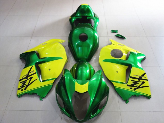 97-07 Vert & Jaune GSXR 1300 Carénage Moto 97-07 Vert & Jaune GSXR 1300 Carénage Moto