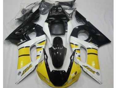98-02 Jaune Brillant & Noir R6 Carénage Moto