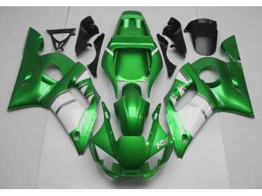 98-02 Vert Blanc R6 Carénage Moto