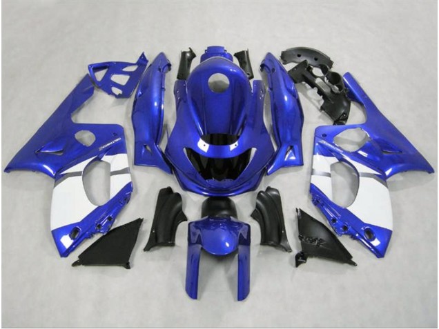 98-07 Bleu Brillant & Blanc YZF600 Carénage Moto 98-07 Bleu Brillant & Blanc YZF600 Carénage Moto