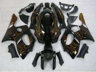 98-07 Or Flamme Brillant YZF600 Carénage Moto