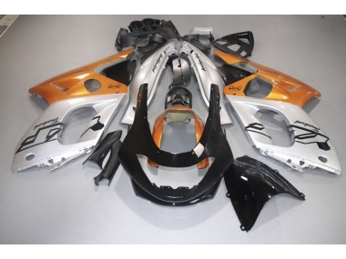 98-07 Orange Brillant Argent & Noir YZF600 Carénage Moto
