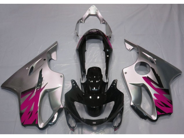99-00 Argent Brillant & Rose CBR600 F4 Carénage Moto 99-00 Argent Brillant & Rose CBR600 F4 Carénage Moto
