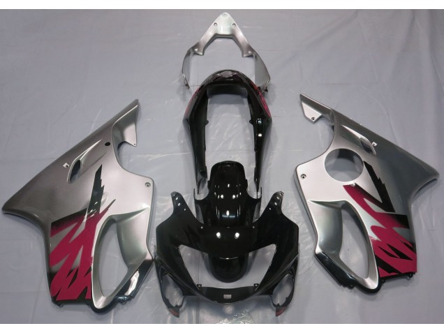 99-00 Argent Brillant & Rouge CBR600 F4 Carénage Moto 99-00 Argent Brillant & Rouge CBR600 F4 Carénage Moto