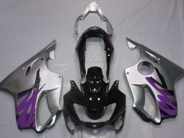 99-00 Argent Brillant & Violet CBR600 F4 Carénage Moto