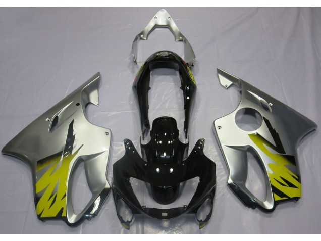 99-00 Argent Jaune & Noir CBR600 F4 Carénage Moto 99-00 Argent Jaune & Noir CBR600 F4 Carénage Moto