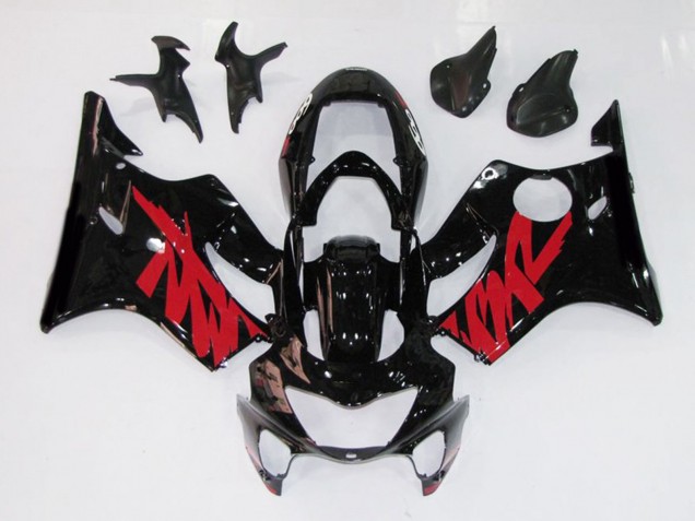 99-00 Autocollant Rouge Noir Brillant CBR600 F4 Carénage Moto 99-00 Autocollant Rouge Noir Brillant CBR600 F4 Carénage Moto