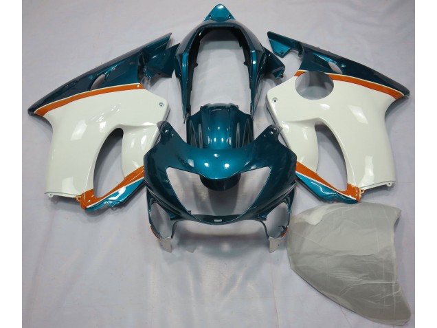 99-00 Bleu Clair & Orange CBR600 F4 Carénage Moto 99-00 Bleu Clair & Orange CBR600 F4 Carénage Moto