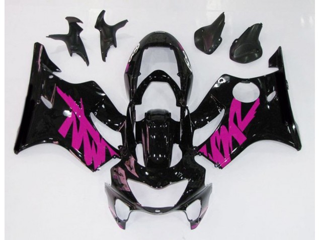 99-00 Noir Brillant & Rose CBR600 F4 Carénage Moto 99-00 Noir Brillant & Rose CBR600 F4 Carénage Moto