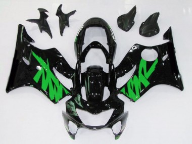 99-00 Noir Brillant & Vert CBR600 F4 Carénage Moto