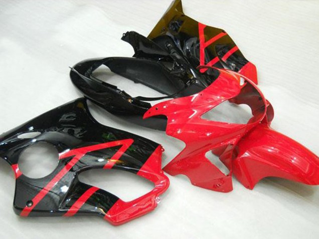 99-00 Noir Rouge CBR600 F4 Carénage Moto 99-00 Noir Rouge CBR600 F4 Carénage Moto