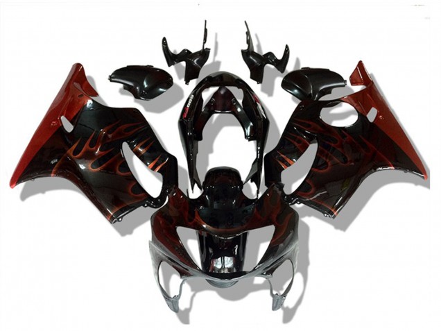 99-00 Rosso Fiamma CBR600 F4 Carénage Moto 99-00 Rosso Fiamma CBR600 F4 Carénage Moto
